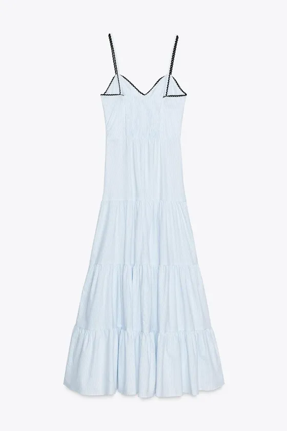 ПЛАТЬЕ МИДИ В ПОЛОСКУ