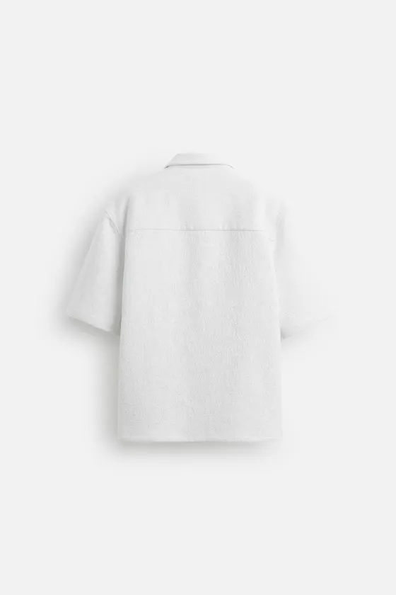 РУБАШКА JACQUARD С ГЕОМЕТРИЧЕСКИМ УЗОРОМ