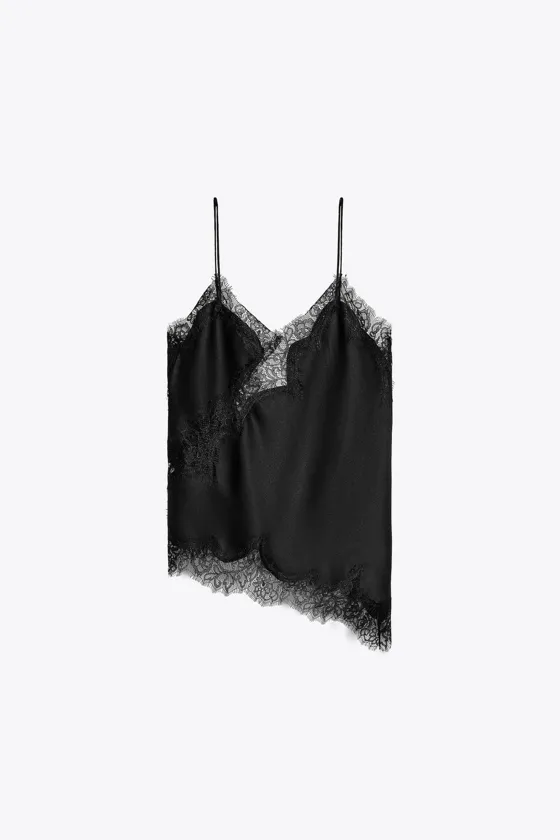 ТОП В БЕЛЬЕВОМ СТИЛЕ С КРУЖЕВОМ — ZW COLLECTION