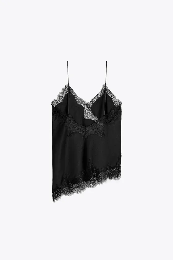 ТОП В БЕЛЬЕВОМ СТИЛЕ С КРУЖЕВОМ — ZW COLLECTION