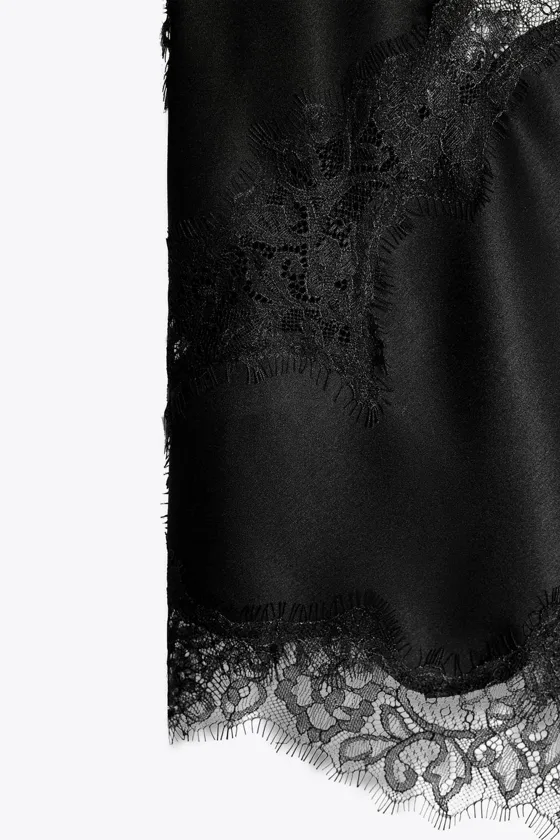ТОП В БЕЛЬЕВОМ СТИЛЕ С КРУЖЕВОМ — ZW COLLECTION