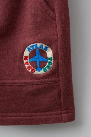 Шорты из мягкой ткани с вышивкой- Заказать в России