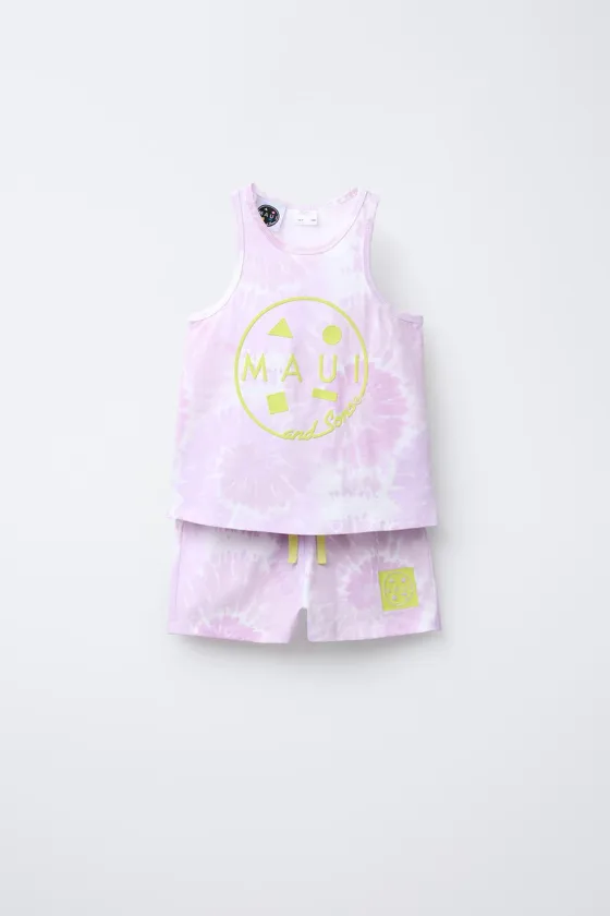 Пижама 6-14 лет maui & sons ® в технике тай-дай