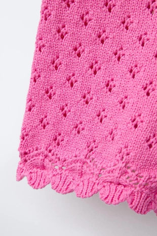 Трикотажные шорты с бусинами