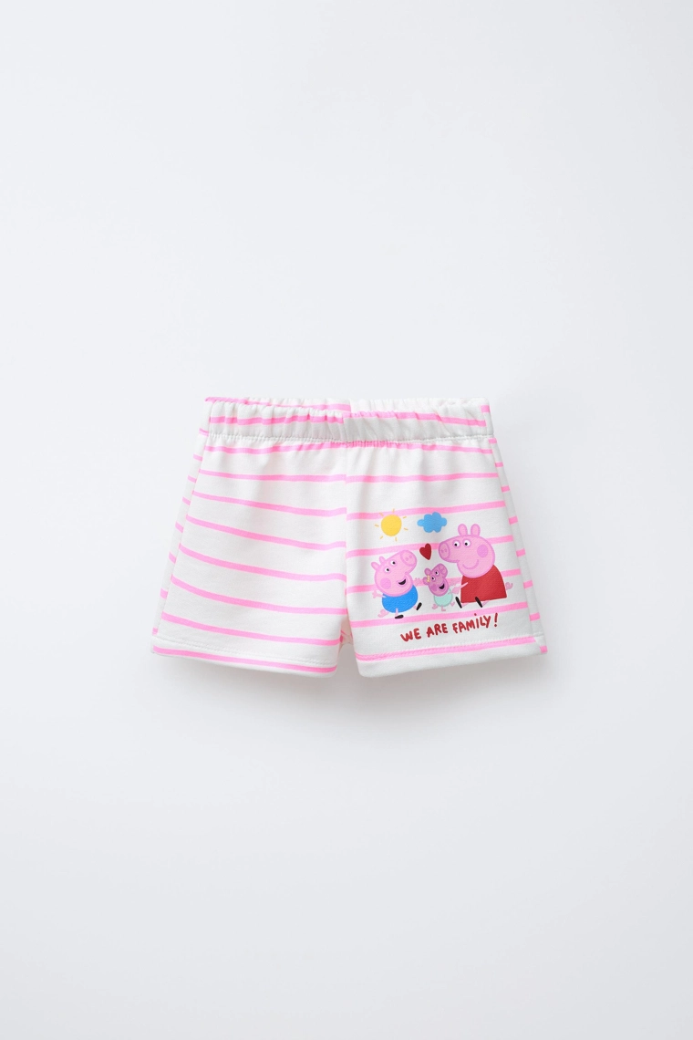 Пижамные шорты peppa pig™ из плюша в полоску
