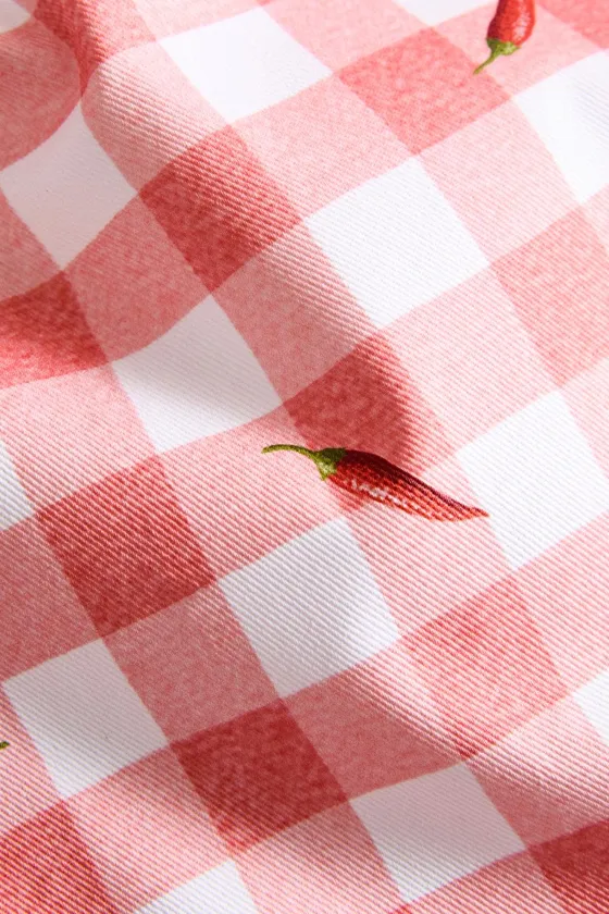 Покрывало из хлопка с смолистым покрытием chilli pepper