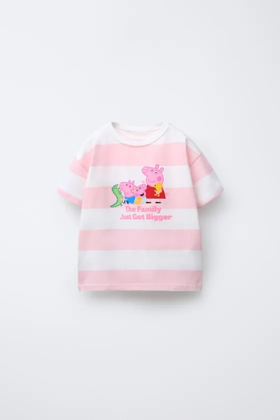 ФУТБОЛКА В ПОЛОСКУ С ПРИНТОМ PEPPA PIG ™