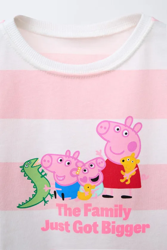 ФУТБОЛКА В ПОЛОСКУ С ПРИНТОМ PEPPA PIG ™