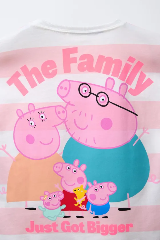 ФУТБОЛКА В ПОЛОСКУ С ПРИНТОМ PEPPA PIG ™