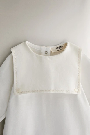 Детский комбинезон с бабочкой-воротником- Заказать в России