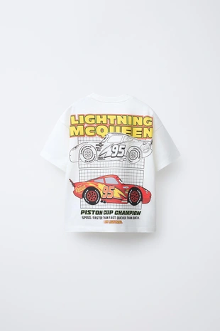 Купить Zara Лонгслив с принтом CARS LIGHTNING MCQUEEN © DISNEY