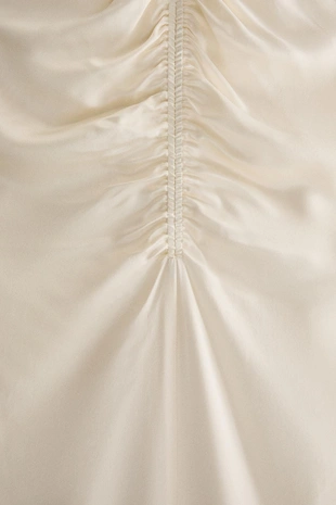 Ночная сорочка из шелка с узором- Заказать в России