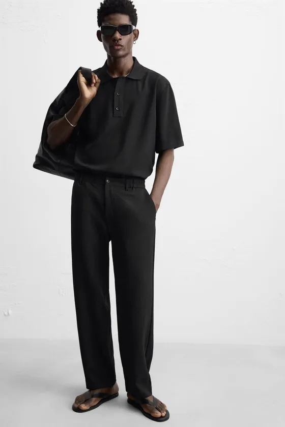 БРЮКИ прямого кроя LEG