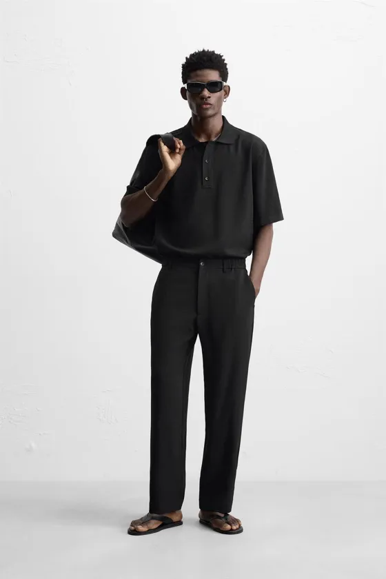 БРЮКИ прямого кроя LEG