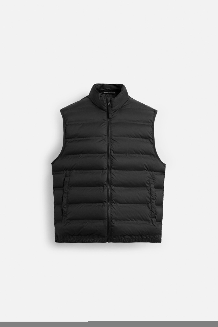 Легкий стеганый жилет zara