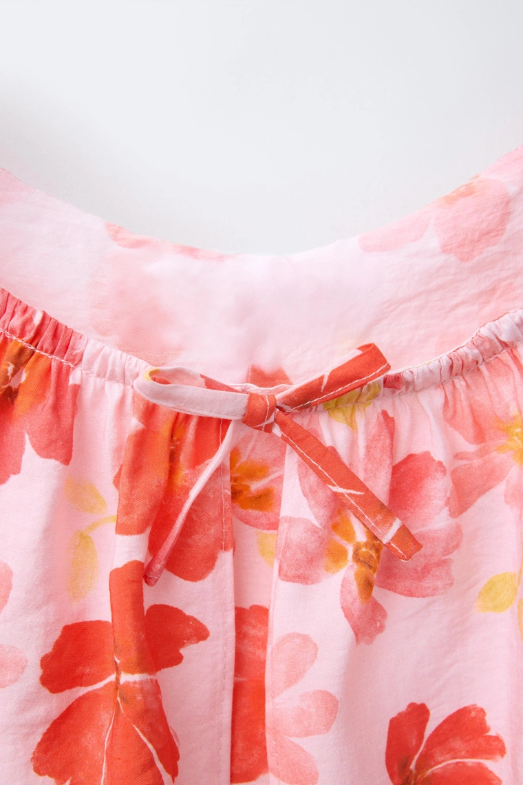 Топ в цветочном принте