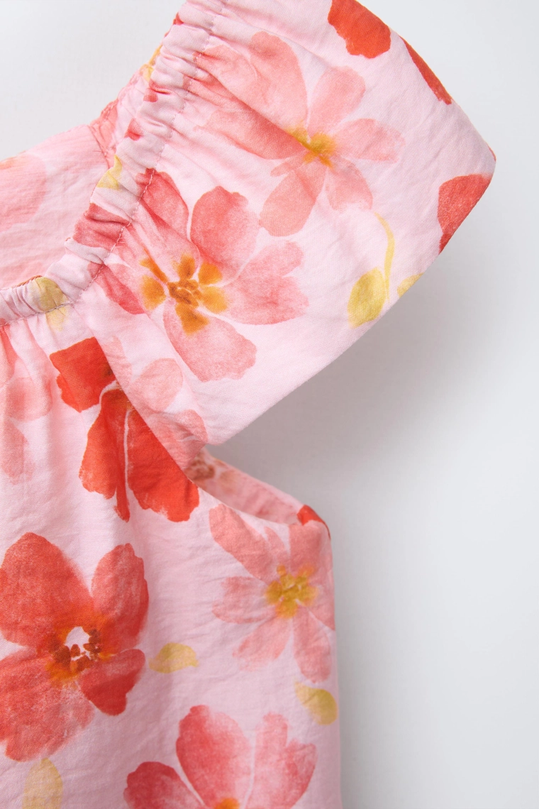 Топ в цветочном принте