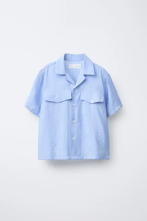 РУБАШКА ИЗ ТКАНИ С СОДЕРЖАНИЕМ МОДАЛА