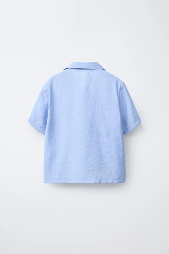 РУБАШКА ИЗ ТКАНИ С СОДЕРЖАНИЕМ МОДАЛА