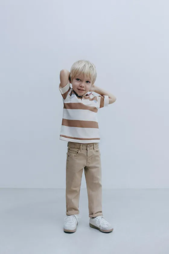 БРЮКИ REGULAR FIT ИЗ ТВИЛА