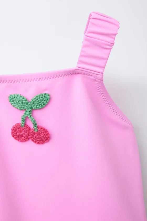Купальник cherry crochet для детей от 2 до 6 лет