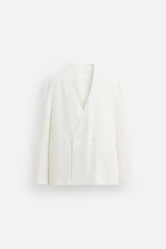 100% LINEN SUIT BLAZER