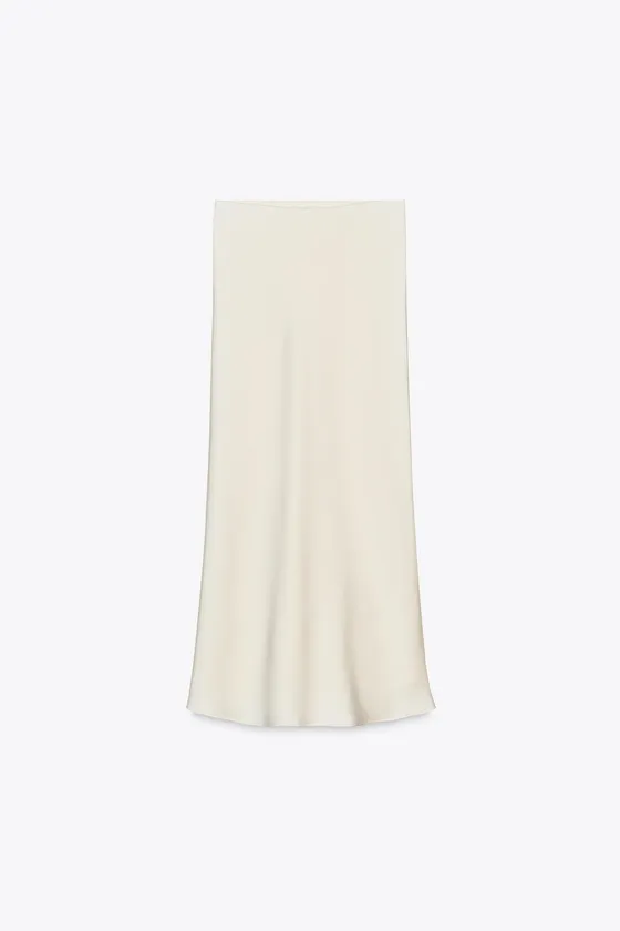 АТЛАСНАЯ ЮБКА МИДИ