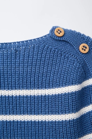 Вязаный джемпер в полоску- Заказать в России