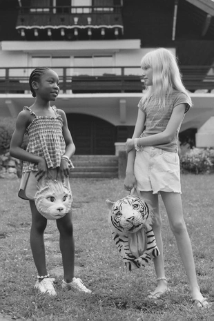 Купить Zara Футболка в полоску с надписью