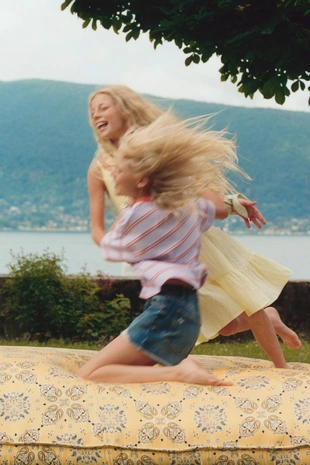 Футболка в полоску с надписью- Заказать в России