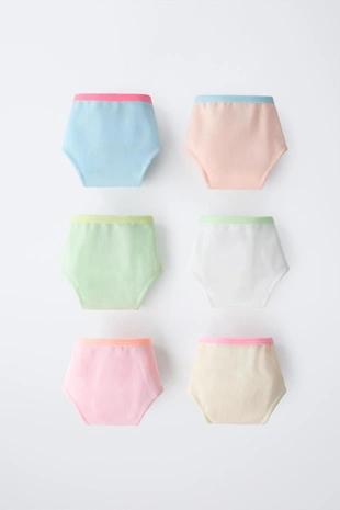 Пакет трусов на 6-14 лет с неоновыми деталями- Заказать в России