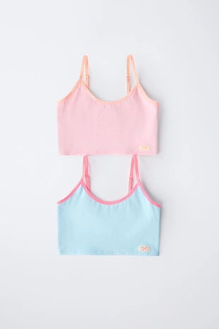 Футболки 9-14 лет/ два топа с неоновыми деталями- Заказать в России