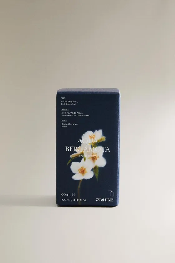 (100 ml) освежитель для ткани aqua bergamota