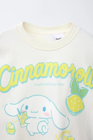 Футболка с лимонами CINNAMOROLL © SANRIO- Заказать в России