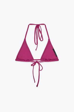 Топ бикини с цветочным принтом и бусинами- Заказать в России