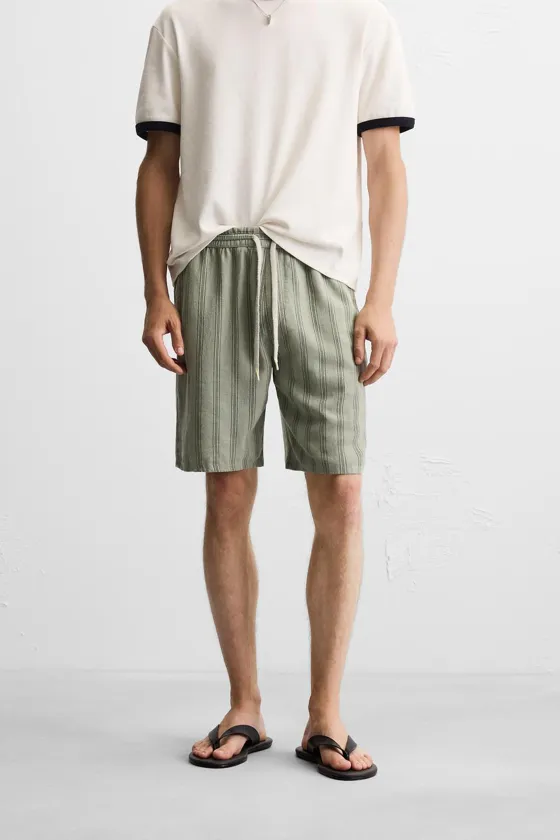 ШОРТЫ ИЗО ЛЬНА И ВИСКОЗЫ