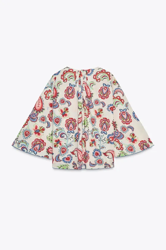 РУБАШКА С ПРИНТОМ коллекция Zara «ZW»