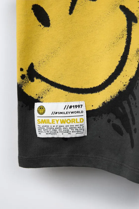 ФУТБОЛКА С ПРИНТОМ SMILEYWORLD ®
