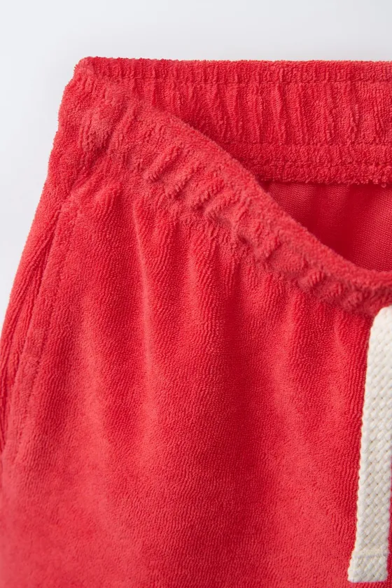 БЕРМУДЫ С ЭФФЕКТОМ ПОЛОТЕНЦА