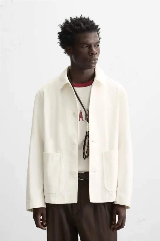 КУРТКА-РУБАШКА REGULAR FIT С КАРМАНАМИ