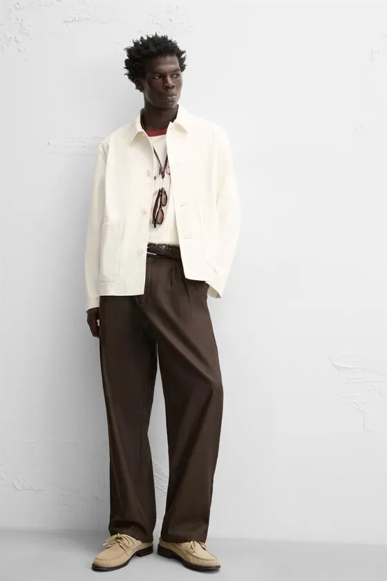 КУРТКА-РУБАШКА REGULAR FIT С КАРМАНАМИ