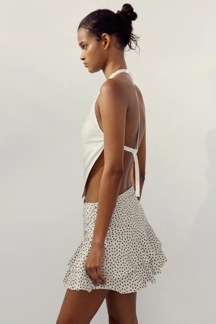 Юбка-шорты с воланами- Заказать в России