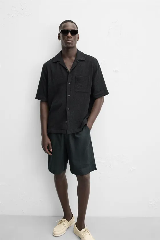 ЖАККАРДОВАЯ РУБАШКА RELAXED FIT
