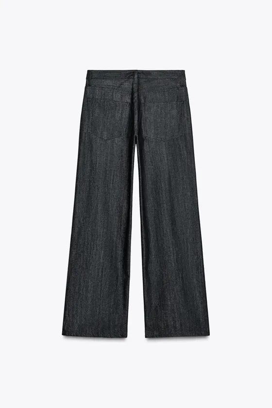 ДЖИНСЫ WIDE LEG С НИЗКОЙ ПОСАДКОЙ — ZW COLLECTION