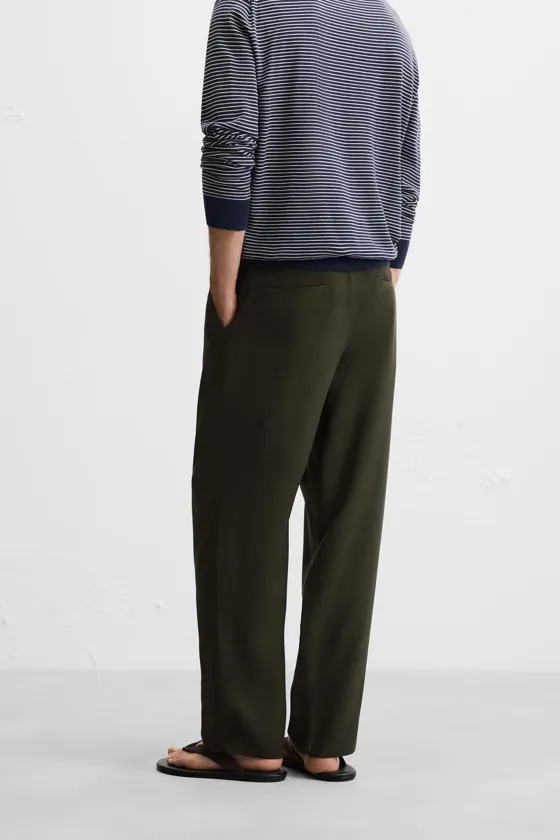 БРЮКИ RELAXED FIT ИЗ ЛИОЦЕЛЛА