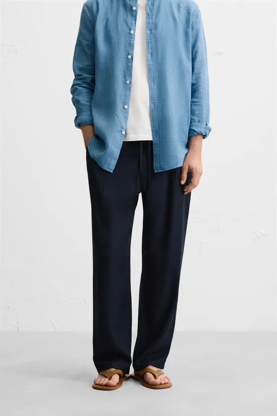 БРЮКИ RELAXED FIT ИЗ ЛИОЦЕЛЛА