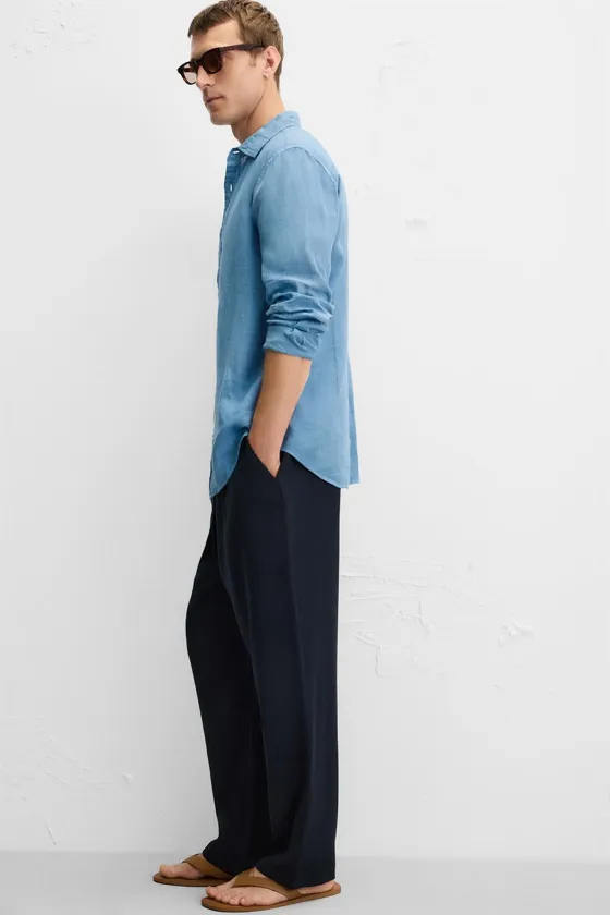 БРЮКИ RELAXED FIT ИЗ ЛИОЦЕЛЛА