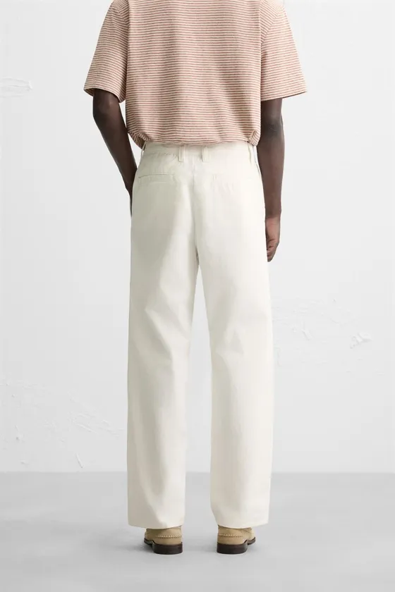 БРЮКИ RELAXED FIT СО СКЛАДКАМИ