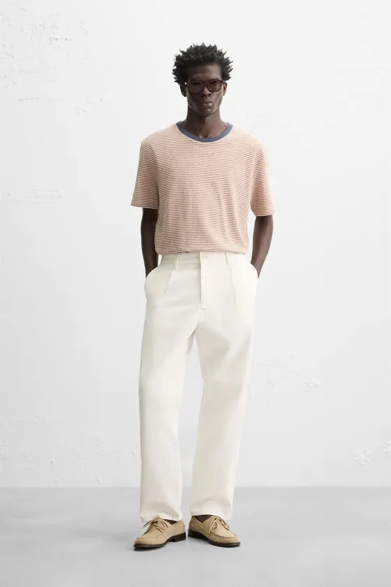 БРЮКИ RELAXED FIT СО СКЛАДКАМИ