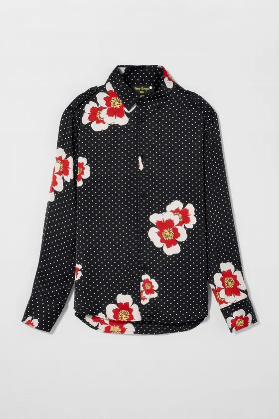 Рубашка в горох бобби джиллеспи x zara